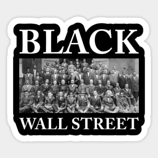 Black Wall Street, Black History Sticker